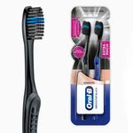 escova de dente oral b indicator black charcoal 2 unidades