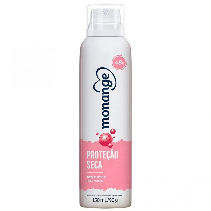 desodorante aerosol monange proteção seca 90g