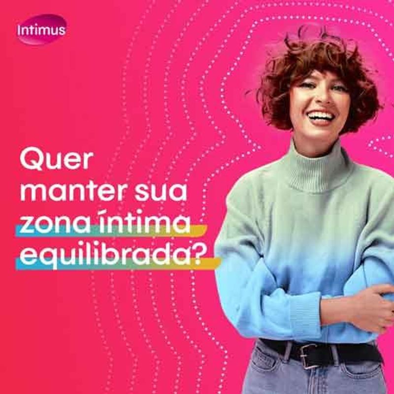 protetor diário intimus com indicador de troca 15 unidades