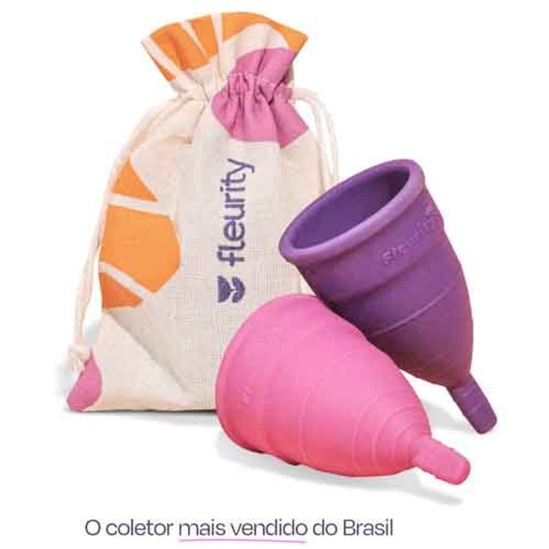 coletor menstrual fleurity tipo 2 2 unidades