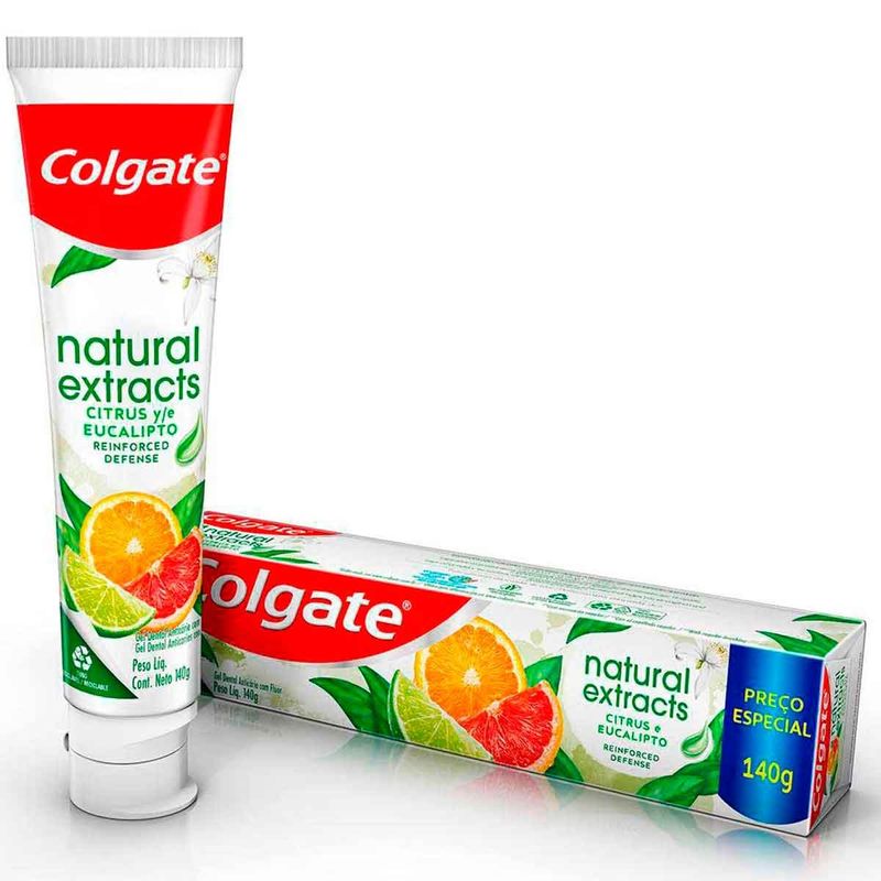 creme dental colgate natural extracts defesa reforçada 140g