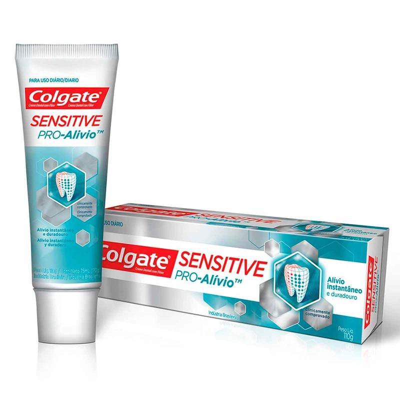 creme dental colgate sensitive pro-alívio 110g