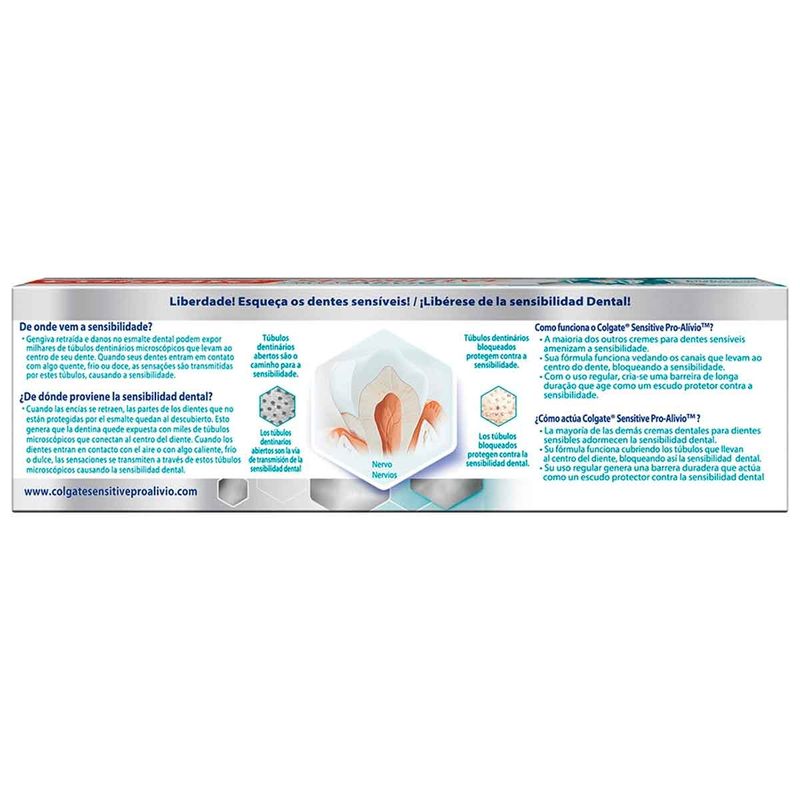 creme dental colgate sensitive pro-alívio 110g