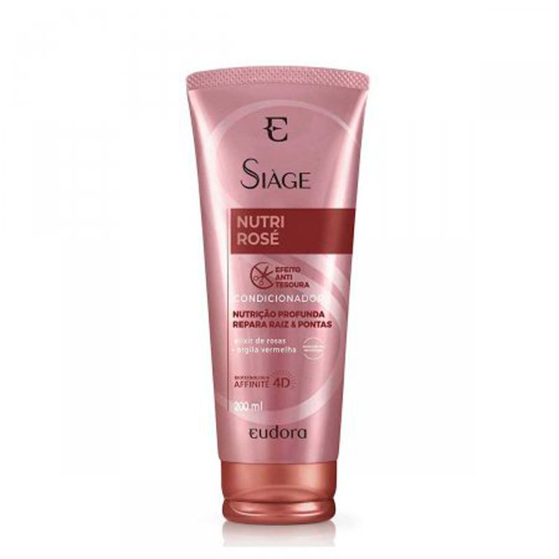 condicionador eudora siàge nutri rosé 200ml