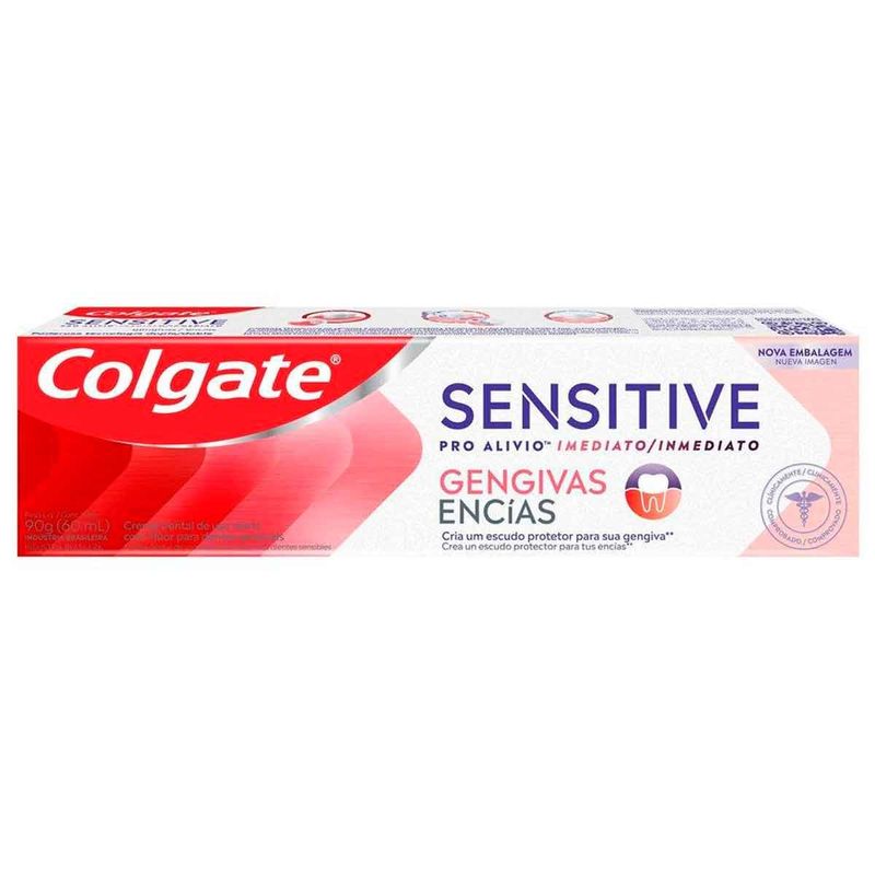 creme dental colgate sensitive pro-alívio imediato gengiva 50g