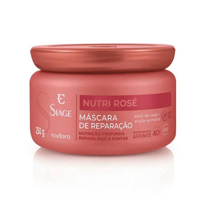 máscara de reparação eudora siàge nutri rosé 250g