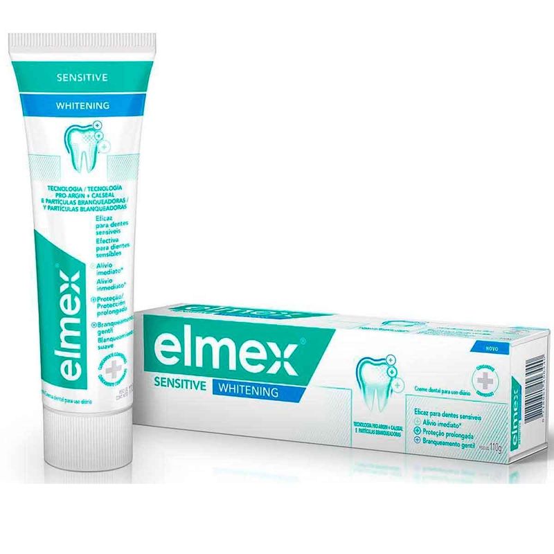 creme dental elmex sensitive whitening 110g