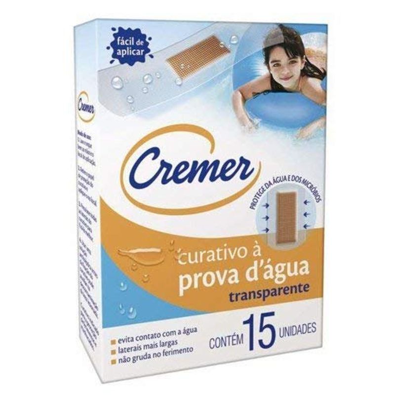 curativo cremer care prova d'água com 15 unidades