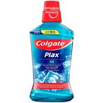 enxaguante antisséptico bucal colgate plax ice leve 500ml pague 350ml