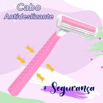 aparelho de depilar bic comfort 3 pink 2 unidades