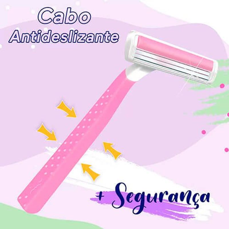 aparelho de depilar bic comfort 3 pink 2 unidades