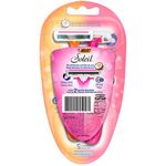 aparelho de depilar bic soleil laranja e rosa 2 unidades