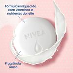 sabonete em barra nivea pure milk 6 unidades 90g cada