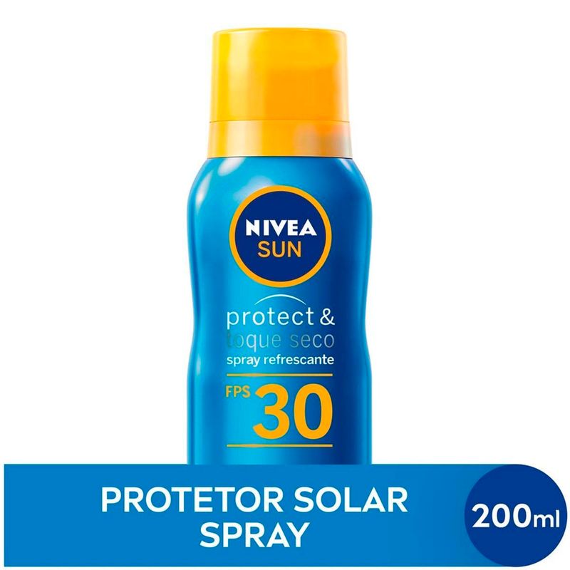 protetor solar corporal spray nivea sun protect&fresh fps30 200ml