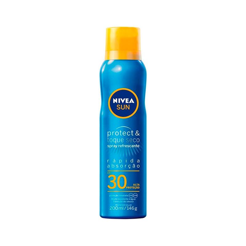protetor solar corporal spray nivea sun protect&fresh fps30 200ml