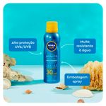 protetor solar corporal spray nivea sun protect&fresh fps30 200ml