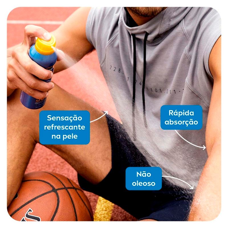 protetor solar corporal spray nivea sun protect&fresh fps30 200ml