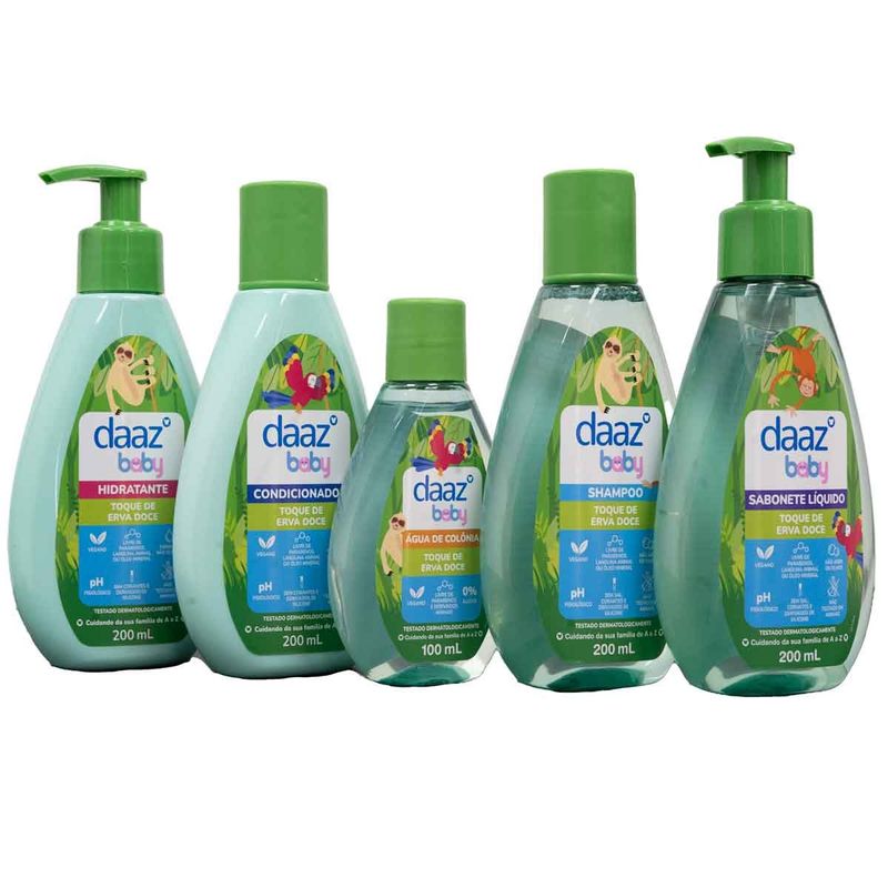 sabonete líquido infantil daaz toque de erva doce 200ml