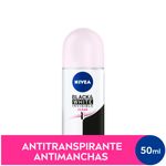 desodorante antitranspirante roll-on nivea invisible black & white clear 50ml