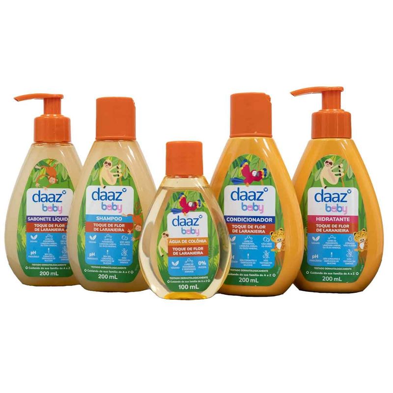 hidratante infantil daaz toque de flor de laranjeira 200ml