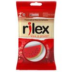 preservativo rilex melancia 3 unidades