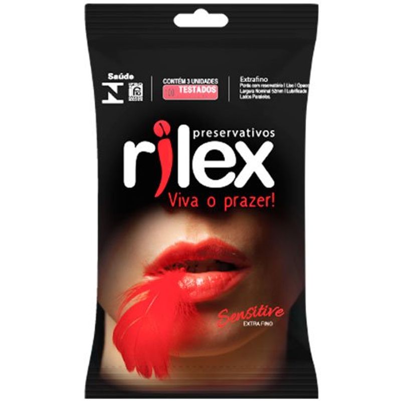 preservativo rilex sensitive 3 unidades