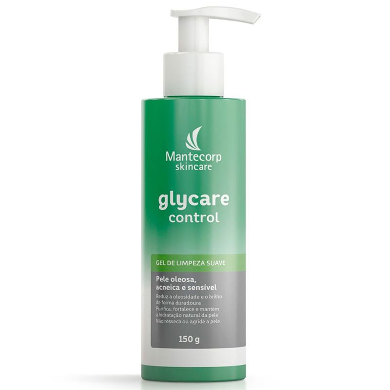 gel de limpeza suave glycare control 150g