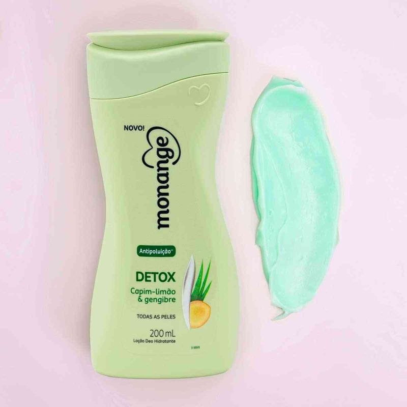 hidratante corporal monange detox ação 200ml