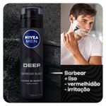 espuma de barbear nivea men deep black 200ml
