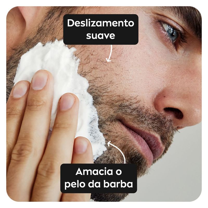 espuma de barbear nivea men deep black 200ml