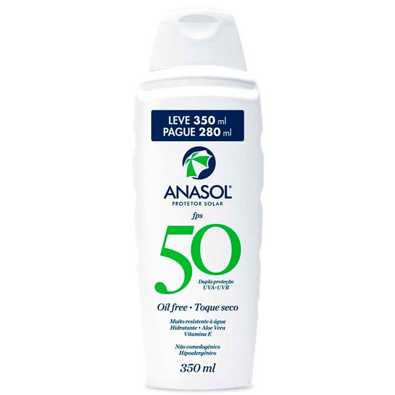 protetor solar anasol fps50 350ml