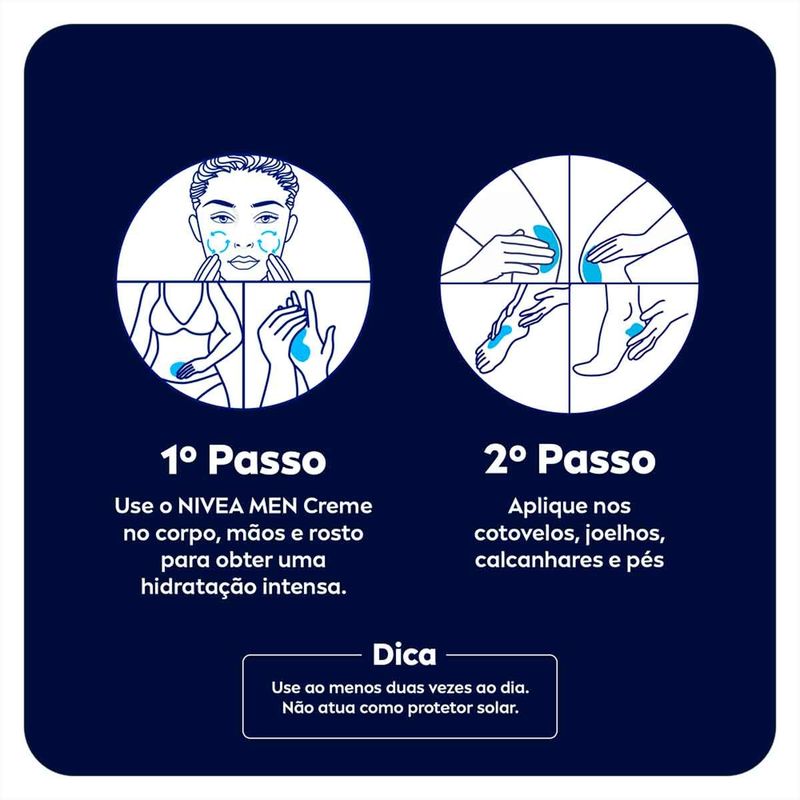 creme hidratante corporal nivea men 4 em 1 30g
