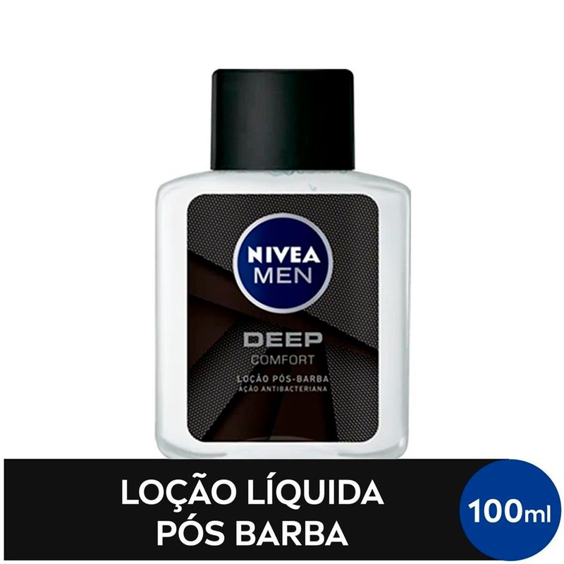 loção pós-barba nivea men deep comfort 100ml