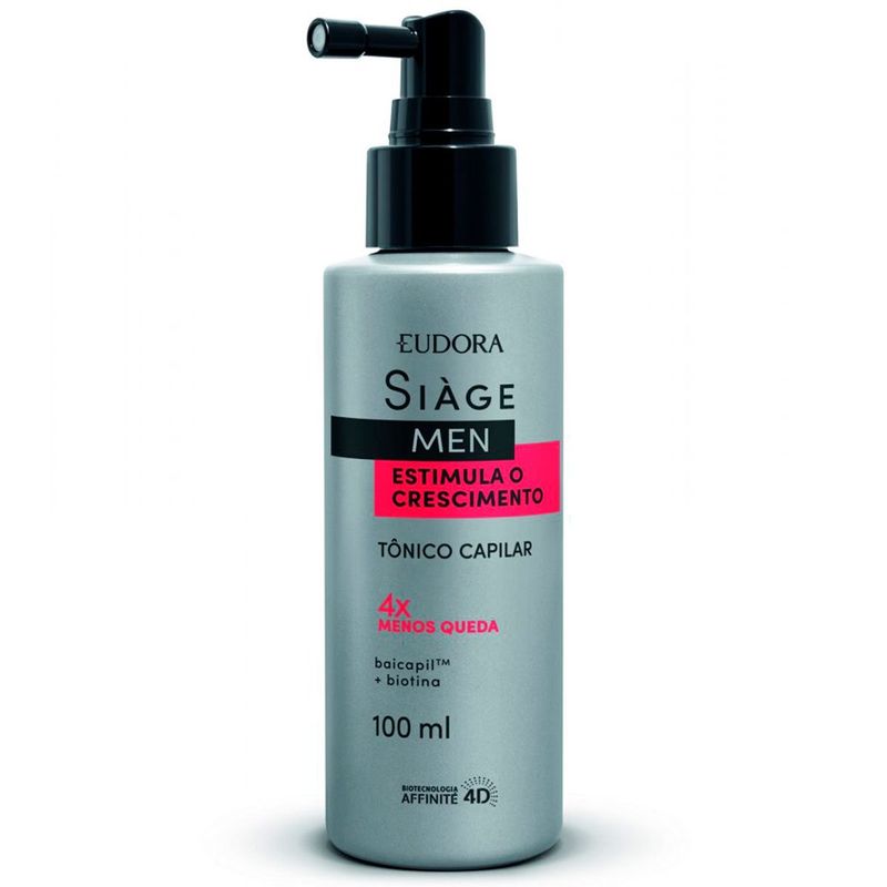 tônico capilar siàge eudora men esimulador de crescimento 100ml