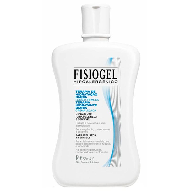 hidratante corporal fisiogel pele seca e sensível 200ml