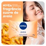 sabonete em barra hidratante nivea aveia 85g