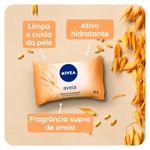sabonete em barra hidratante nivea aveia 85g