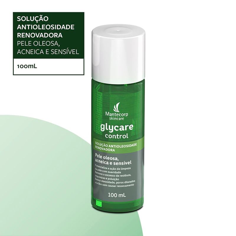 solução antioleosidade glycare control 100ml