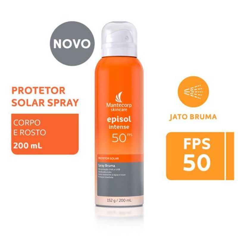 protetor solar episol intense spray fps50 200ml