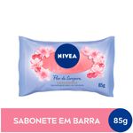 sabonete em barra hidratante nivea flor de cerejeira e óleos essenciais 85g