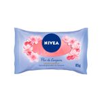 sabonete em barra hidratante nivea flor de cerejeira e óleos essenciais 85g
