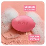 sabonete em barra hidratante nivea flor de cerejeira e óleos essenciais 85g