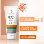 protetor solar episol sec oc fps60 médio 60ml