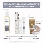 sabonete clareador facial blancy tx 120ml