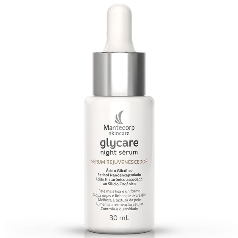 rejuvenescedor facial glycare night sérum 30ml