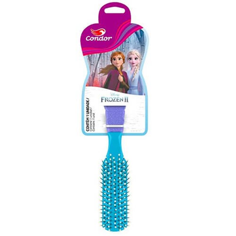 escova de cabelo condor frozen tradicional cores sortidas