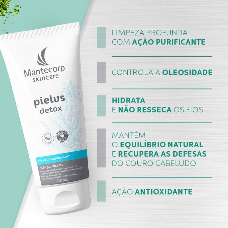 shampoo adstringente pielus detox 200ml