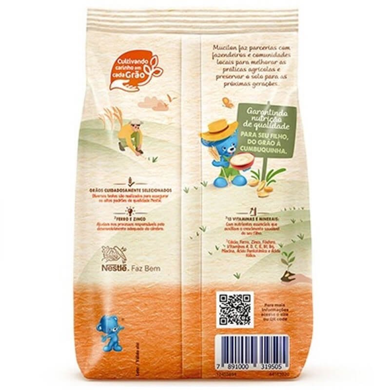 mucilon multicereais cereal infantil sachê 180g