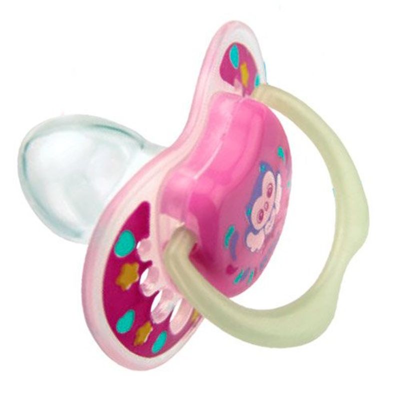 chupeta kuka lumina bico ortodôntico tamanho 1 rosa