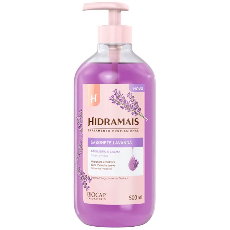 sabonete líquido hidramais lavanda 500ml